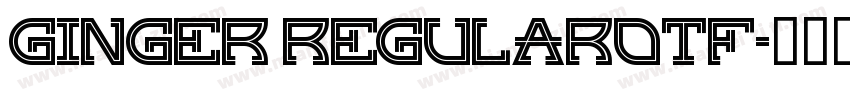 Ginger Regularotf字体转换